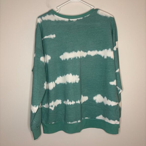 SWEET TREASURES NEW Tie Dye Sweatshirt Womans S (4-6) Long Sleeve Round Neck - Picture 2 of 6